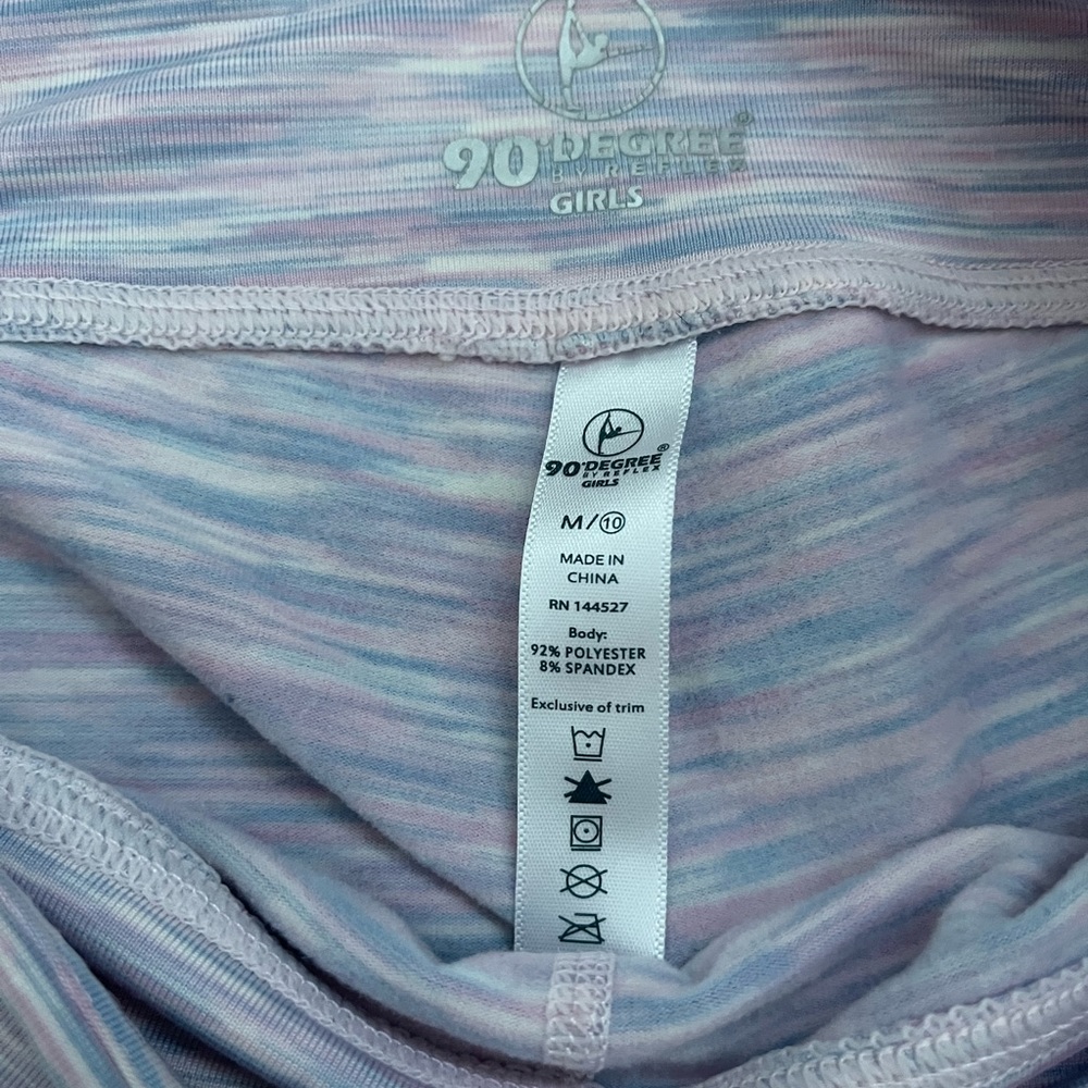 90 Degree by Reflex Girls Leggings sz M (10) - Picture 5 of 5